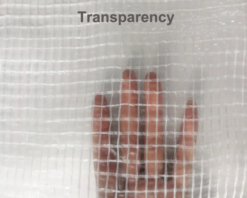clear vinyl coated tarps,Transparent mesh tarps