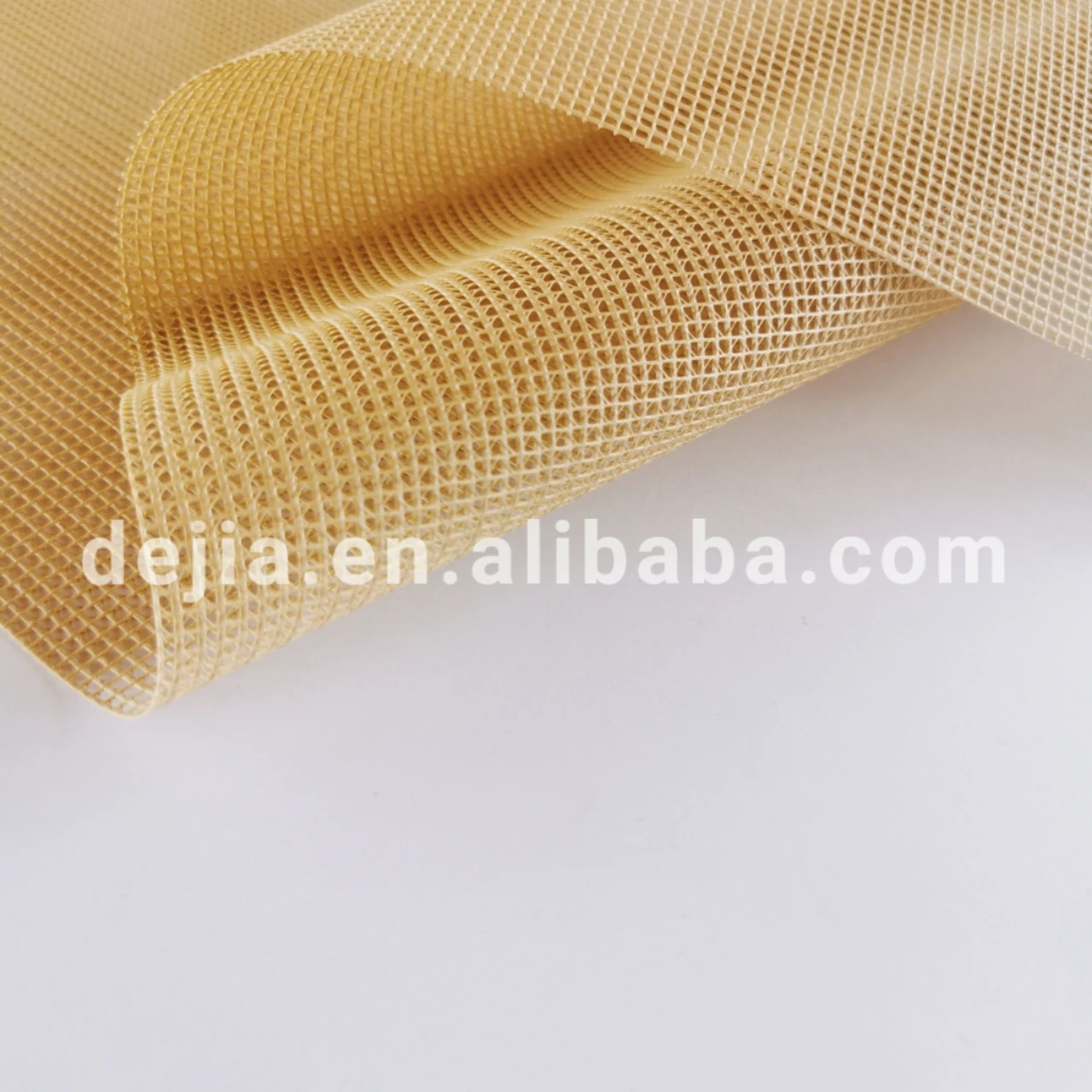 
DEJIA Made PVC Coated Polyester Mesh Fabric in Rolls 
