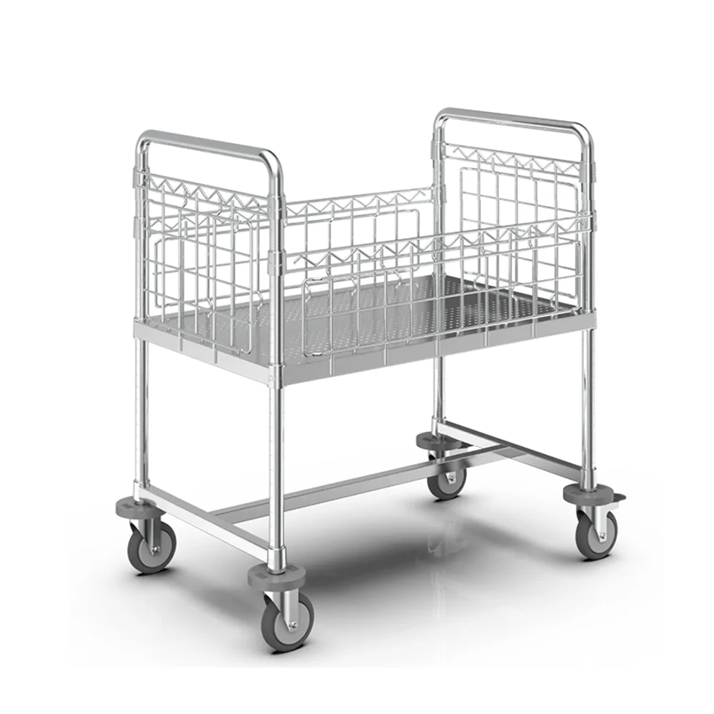 SMT SUS 304 Open Cage Hand Trolley