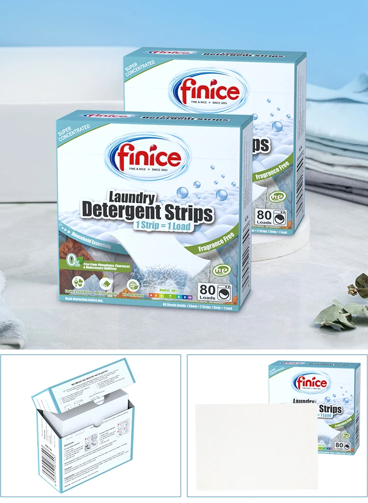 Finice FNC744 Eco Earth Breeze Laundry Detergent Sheets