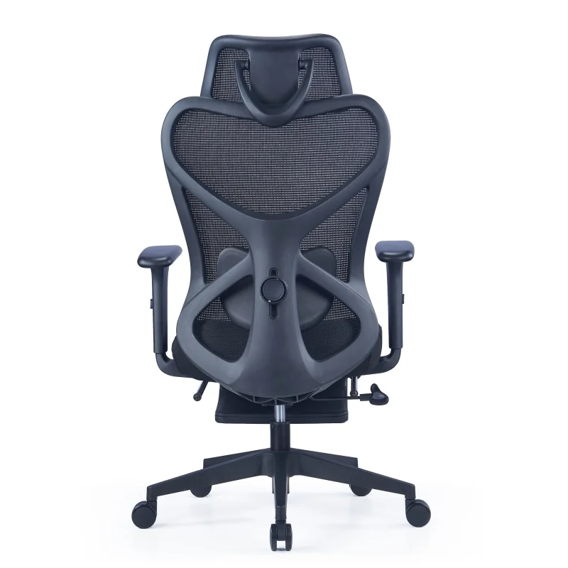 Swivel Revolving Office Chairs Ergonomic Gas Lift For Office Chair With Footrest Fabric Work Chair Office Modern