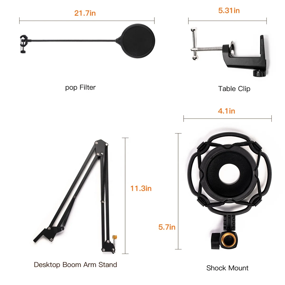 OEM Factory Wholesale New Product OEM Support USB Condenser Microphone USB Microphone Array Streaming Gaming Microphone