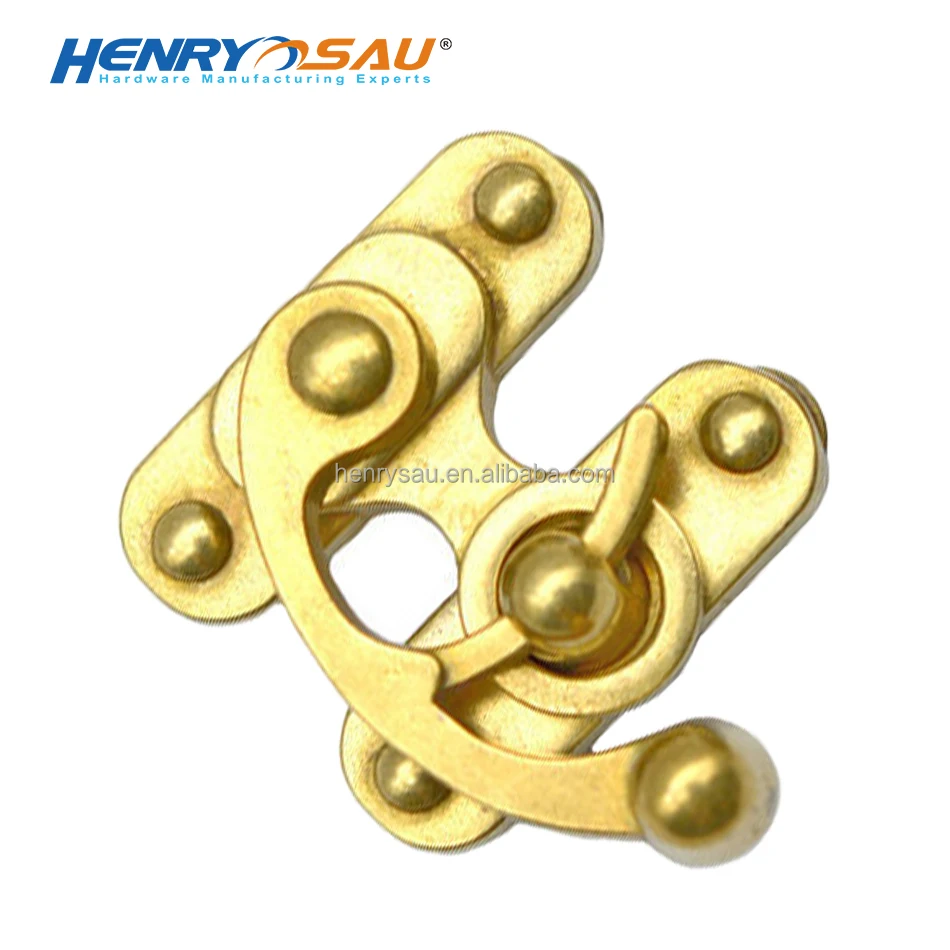 Hot Selling mini box lock wooden box lock catch golden locks for jewelry wooden gift box