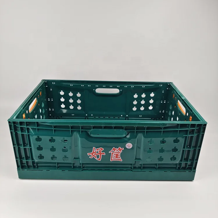 600*400 Series Heavy Duty Folding Plastic Containers Box Collapsible Crates for Fruits and Vegetables