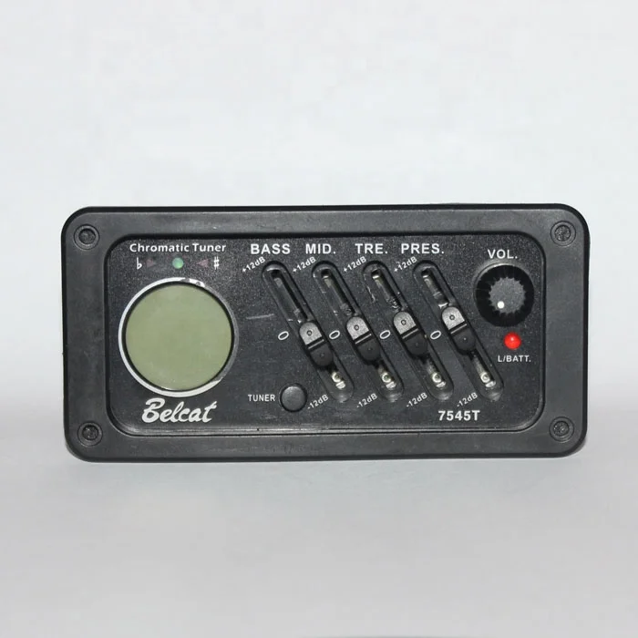 EQ 7545T 4-полосный оптовая продажа высокое качество многофункциональный гитарный звукосниматель