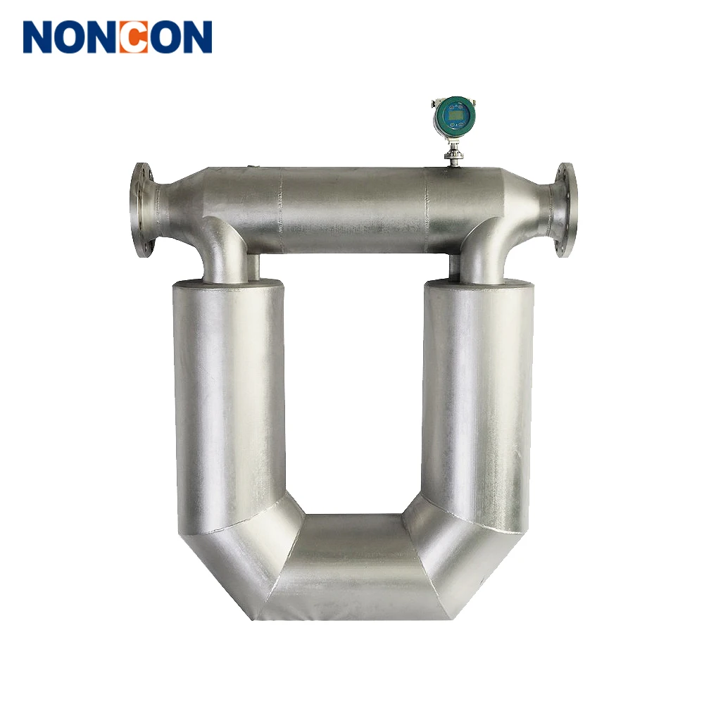 NEW Hot oil liquid Coriolis mass flow meter for gas and density meters sensor Coriolis mass flow meter for oil fuel