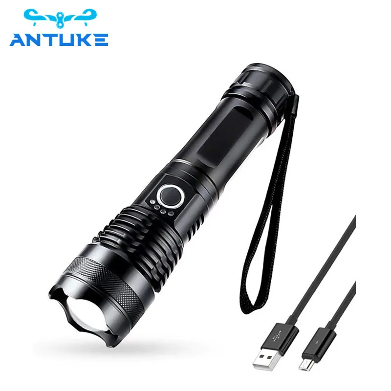 Led Flashlight Tactical Torch Zoomable Waterproof Flashlight for Emergencies