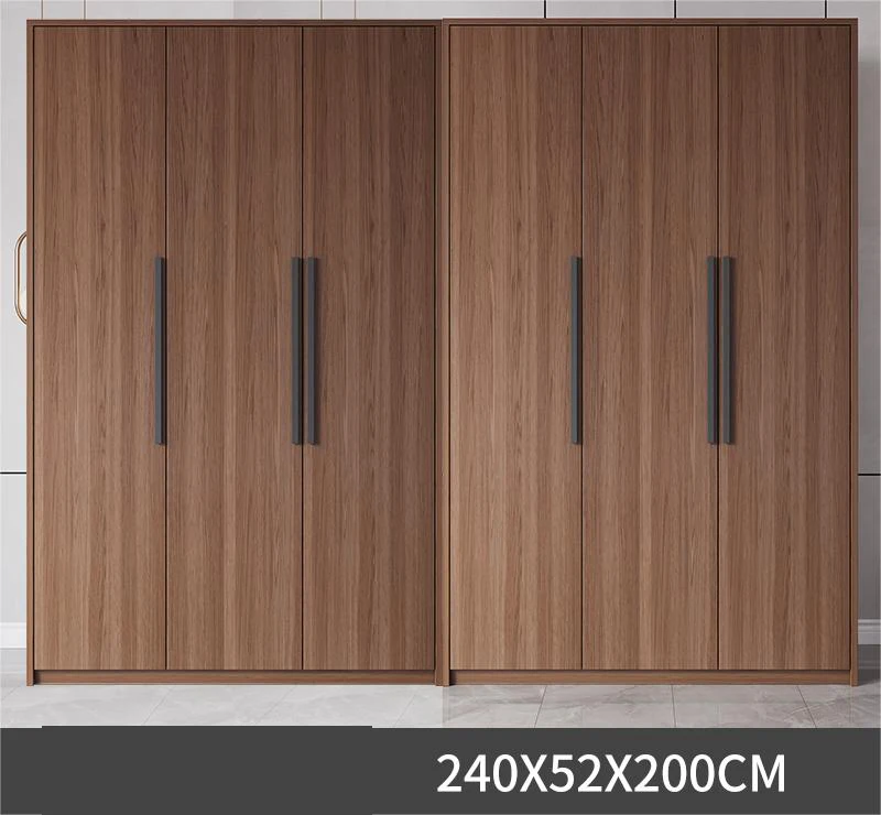 Modern Style Wooden Overall Bedroom Furniture Customized Solid Wood Large Closet