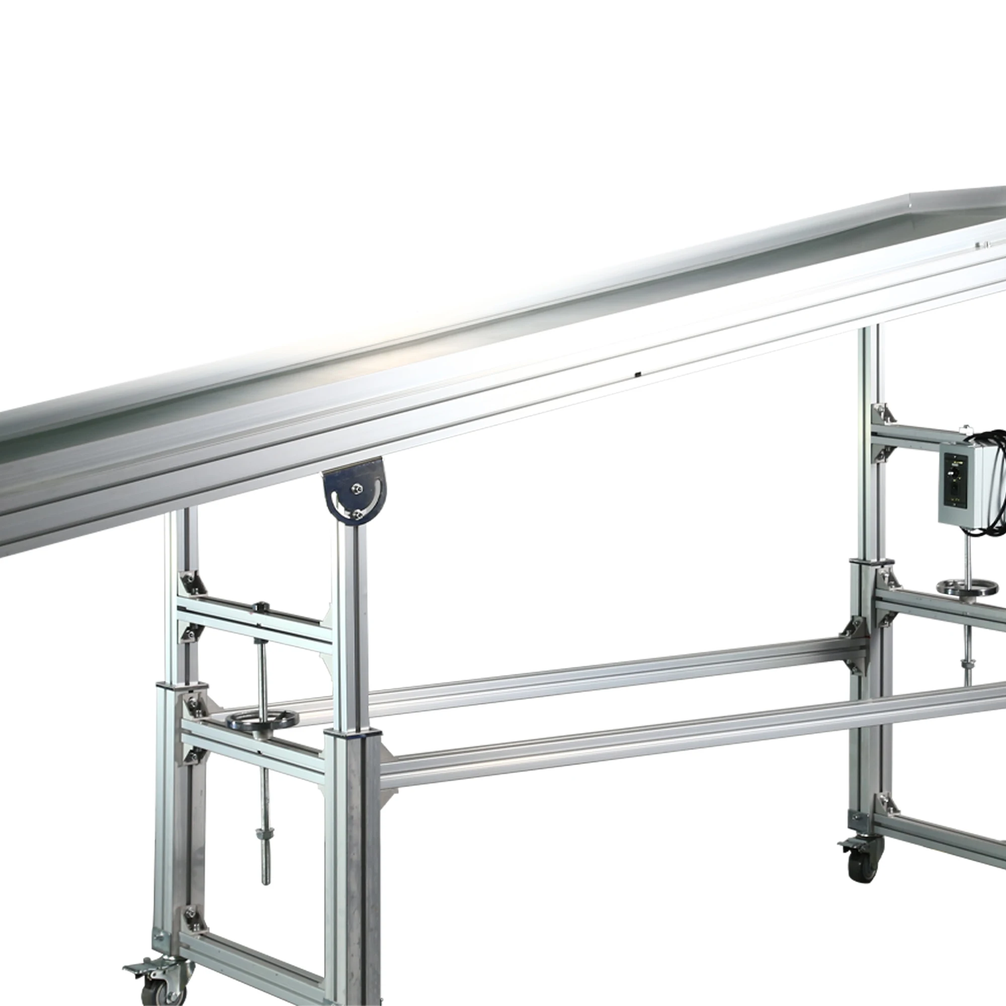 PVC green flat belt conveyor system design rubber conveyor belt for Industrial manufacturing