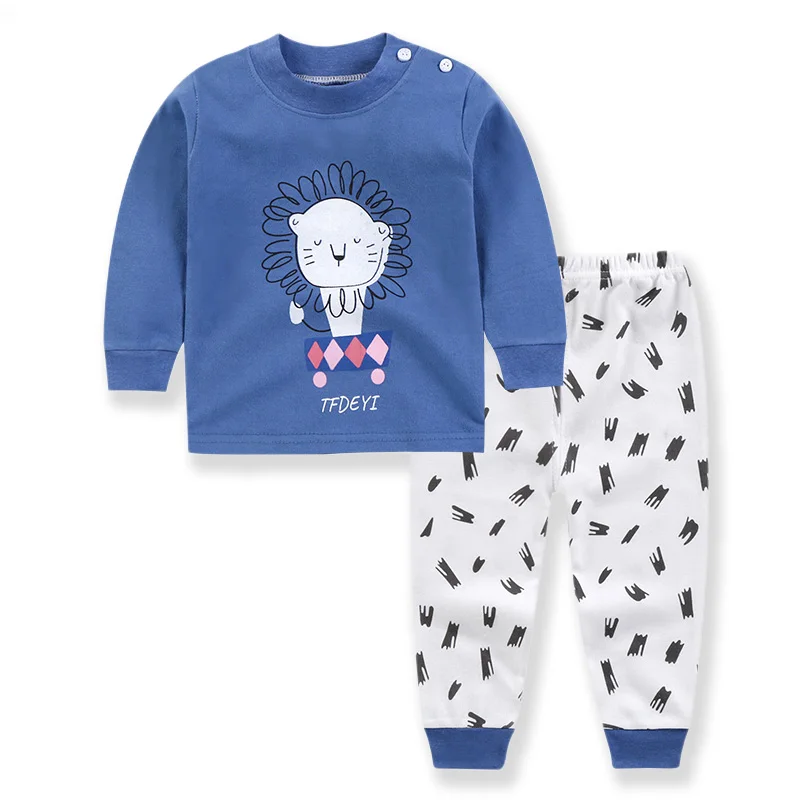 
Comfortable Baby Set Baby Clothes Sets Unisex Kids Clothing Sets Print Cartoon Four Seasons Boys 
