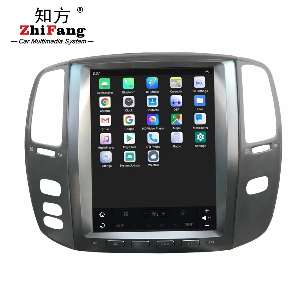 ZF-1305G Android Vertical Screen Gps Navigation For Toyota for Land Cruiser 100 For Lexus Lx470 Car Dvd Player