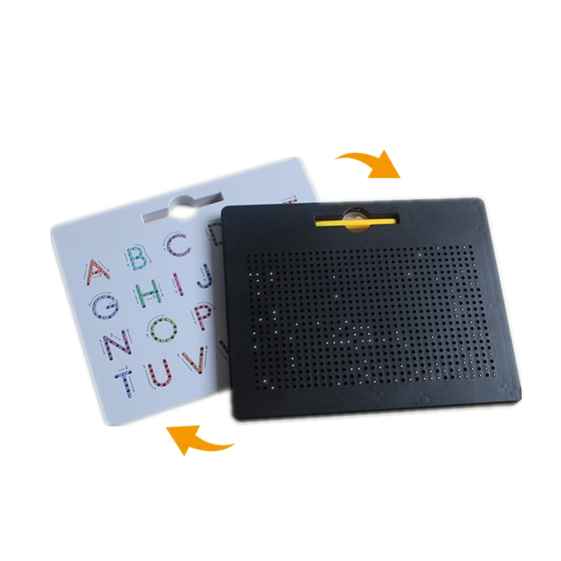 2-в-1 двухсторонняя магнитная доска для рисования ABC A-Z буквы цифры и фристайл записи Playboard 12x10 дюймов magpad