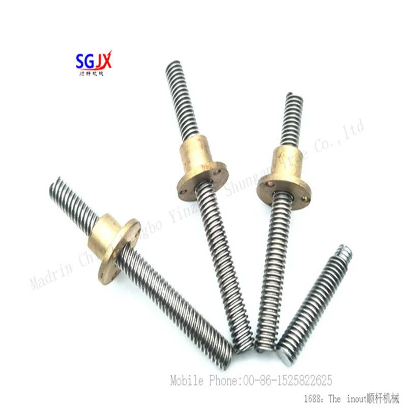 3D printer accessories Auto and motorcycle parts trapezoidal lead T10*1 T10*1.5 T10*2*2*1