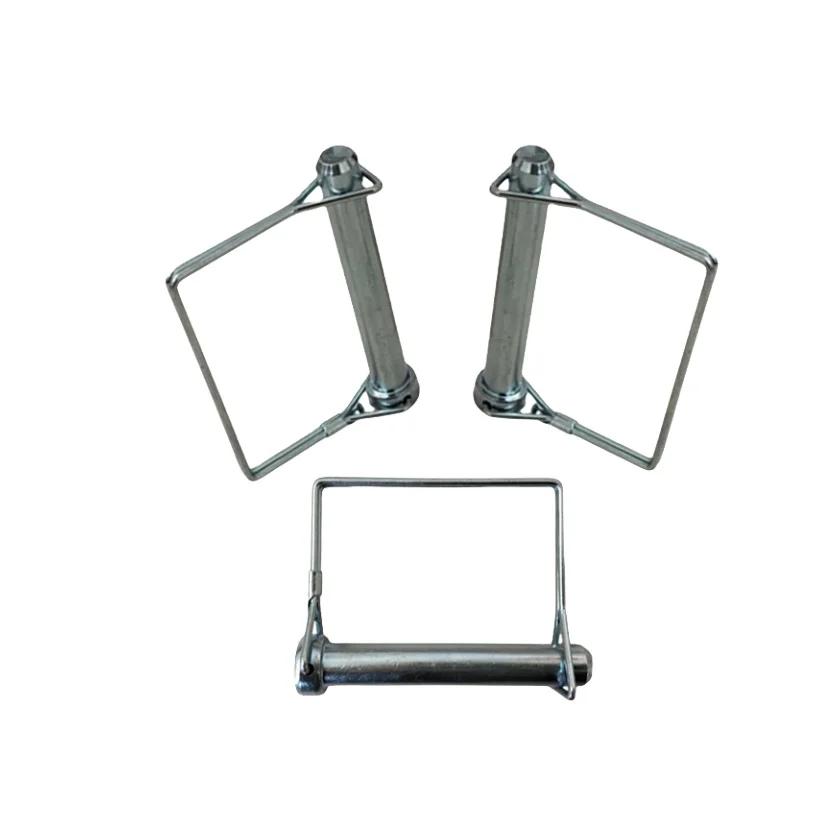 Custom Factory Direct Sale Galvanized D Type Locking Pin D-Type Double Wire Half Round Safety Pin