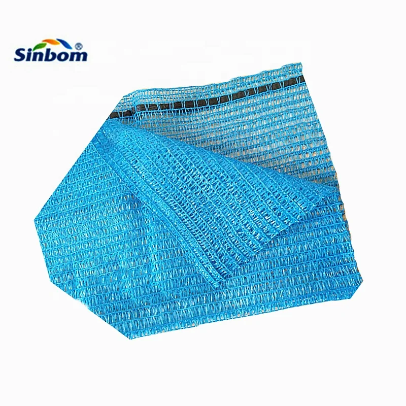 HDPE drawstring raschel mesh net bag for vegetables fruits