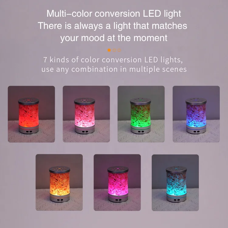 Electric Salt Lamp Home Decorative USB Portable Himalayan Salt Stone Air Humidifier Essential Oil Aroma Diffuser