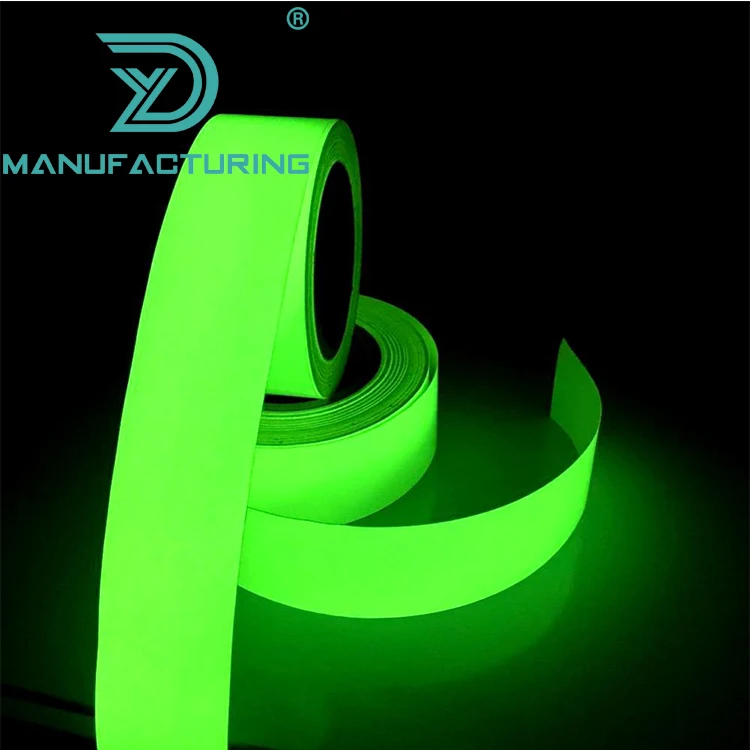 Glow in the dark fluorescent sticker luminous self adhesive luminescent films