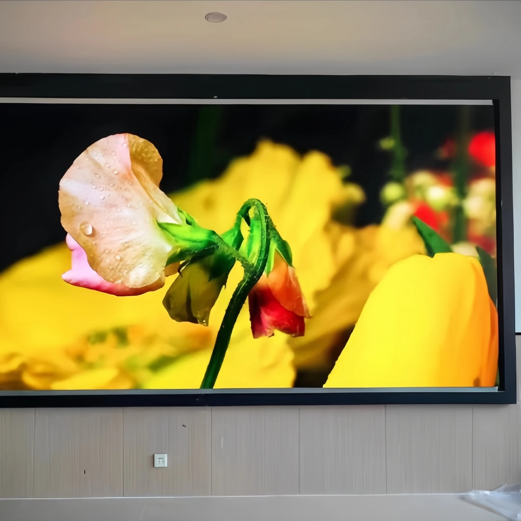 Interactive COB LED Matrix Screen Superior Brightness Wave Motion Effects Kinetic LED Display Screen for education home cinema