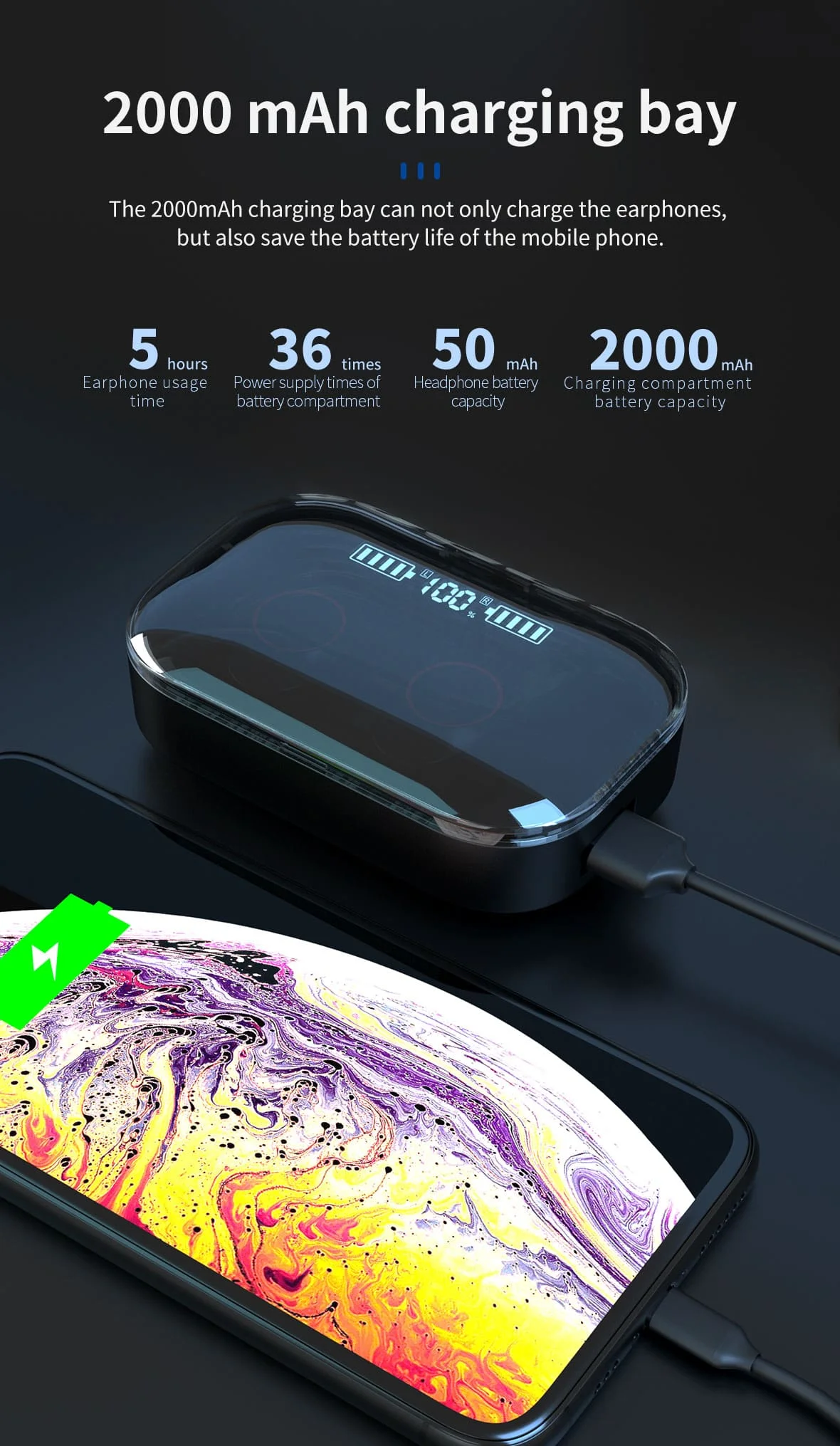 High Quality Cheap Price Wireless Earphones Headphone Wireless Earbuds Blue tooth  5.0 Gaming Headset TWS Wireless Earphones