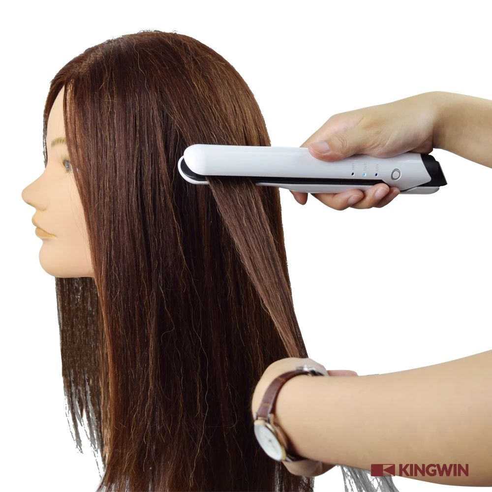 Ceramic flat iron ionic hair straightener