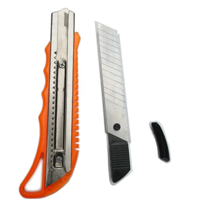 Plastic Utility Knife With Plastic Handle For Wholesale