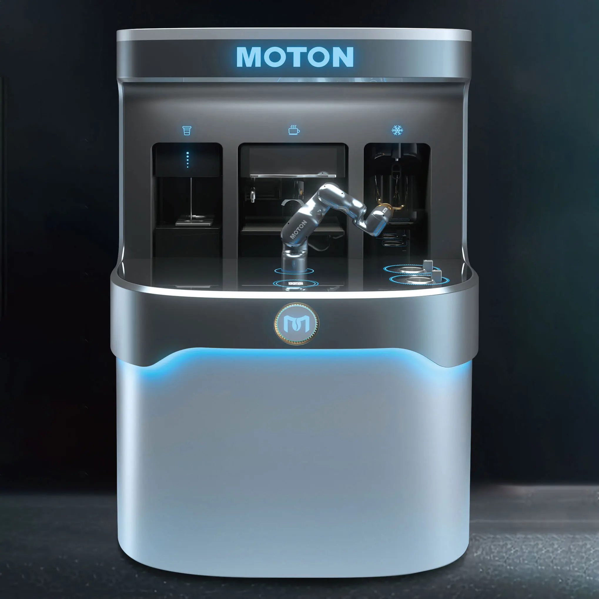 Professional High Efficiency Commercial Vending Machines Coffee Barista Robot