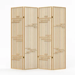 bamboo wood screen wall living room divider folding screens room dividers for home decor