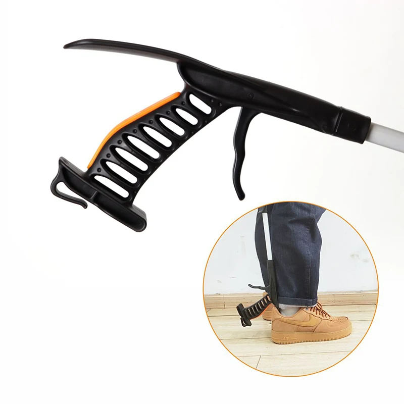 Foldable Claw Grabber with Strong Grip Magnetic Tip Shoehorn Reaching Tool for Trash Pick Up