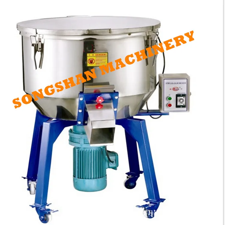 
PLASTIC RAW MATERIAL VERTICAL COLOR MIXER MACHINE WITH HEATING FUNCTION 
