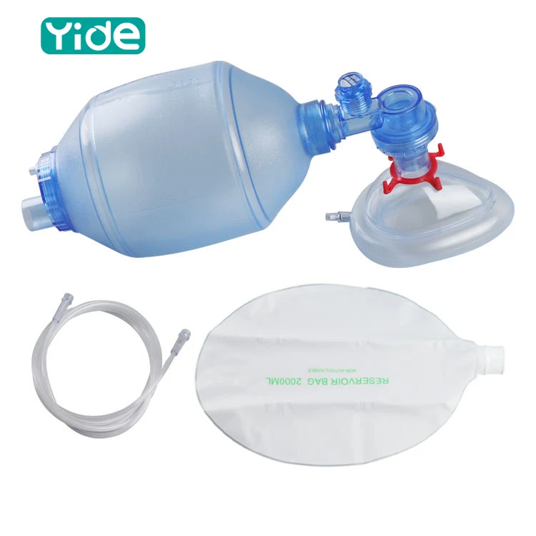 Pediatrics Simple Manual Silicone PVC Respirator Plastic Ce First-aid Devices Manual Resuscitator Discounted Price Adult Child