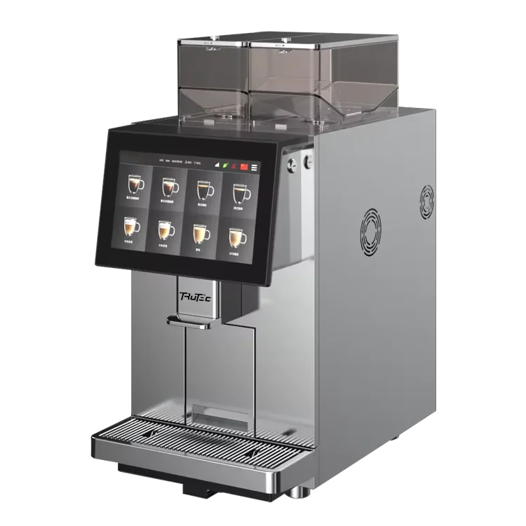 All in one coffee maker multifunction LED display touch control espresso coffee machine with three-boiler design