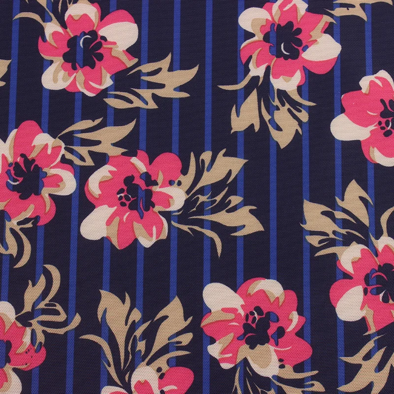 High Quality 300D FDY Oxford Big Flower Print Fabric For Apron