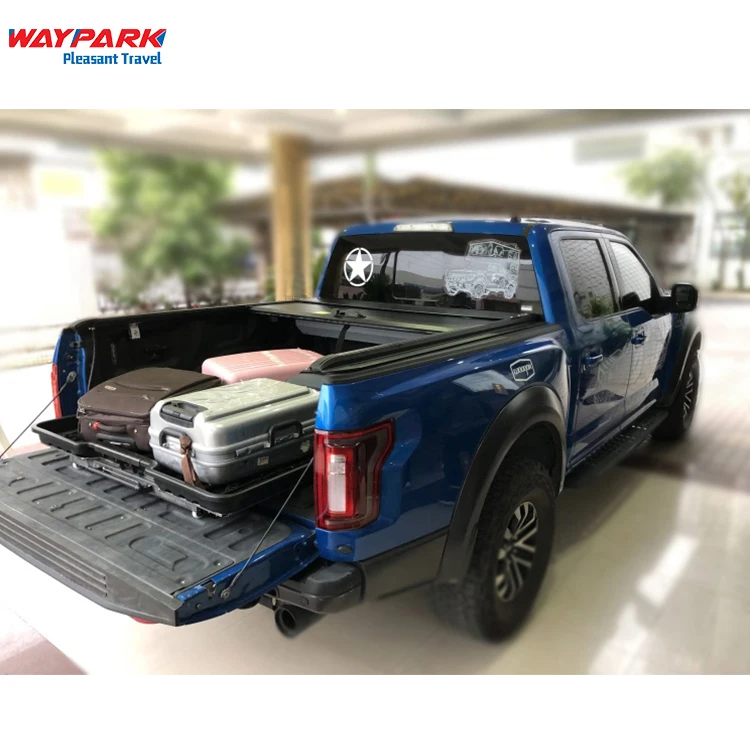 Car Roller Lid Up Pick Up Truck Aluminium Alloy Tonneau Cover fotonneau cover 6.5 for  solar  for sierra