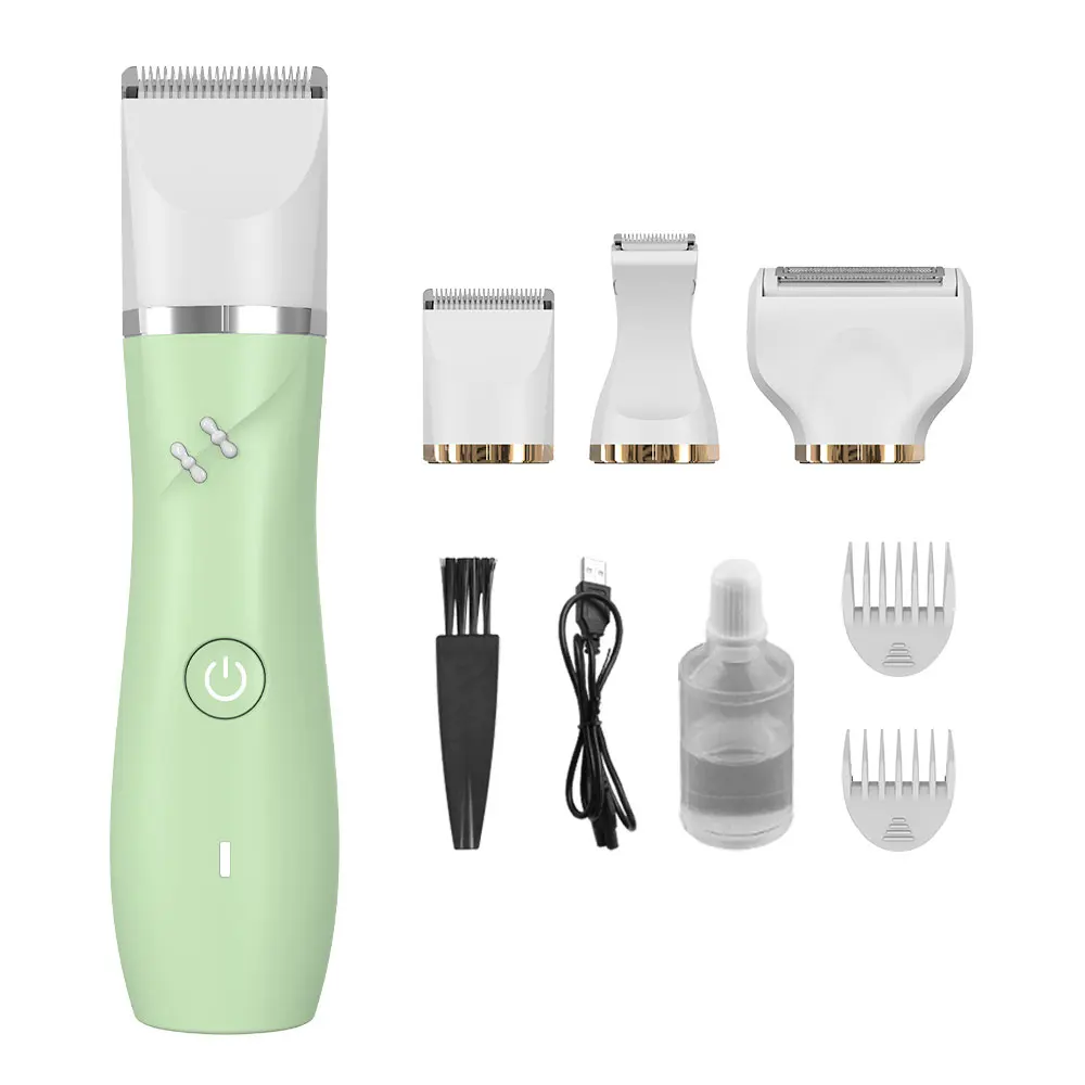 Wholesale Unibono Multipurpose Waterproof IPX7 Lady Bikini Shaving Machine Trimmer 3 in 1 Body Hair Shaver for Women