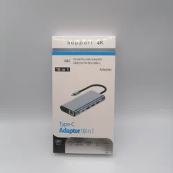 Прямая продажа с фабрики, док-станция десять в одном Type-C, usb C для сетевого порта VGA, Двойная зарядка PD HD hub3. 0 док-станция