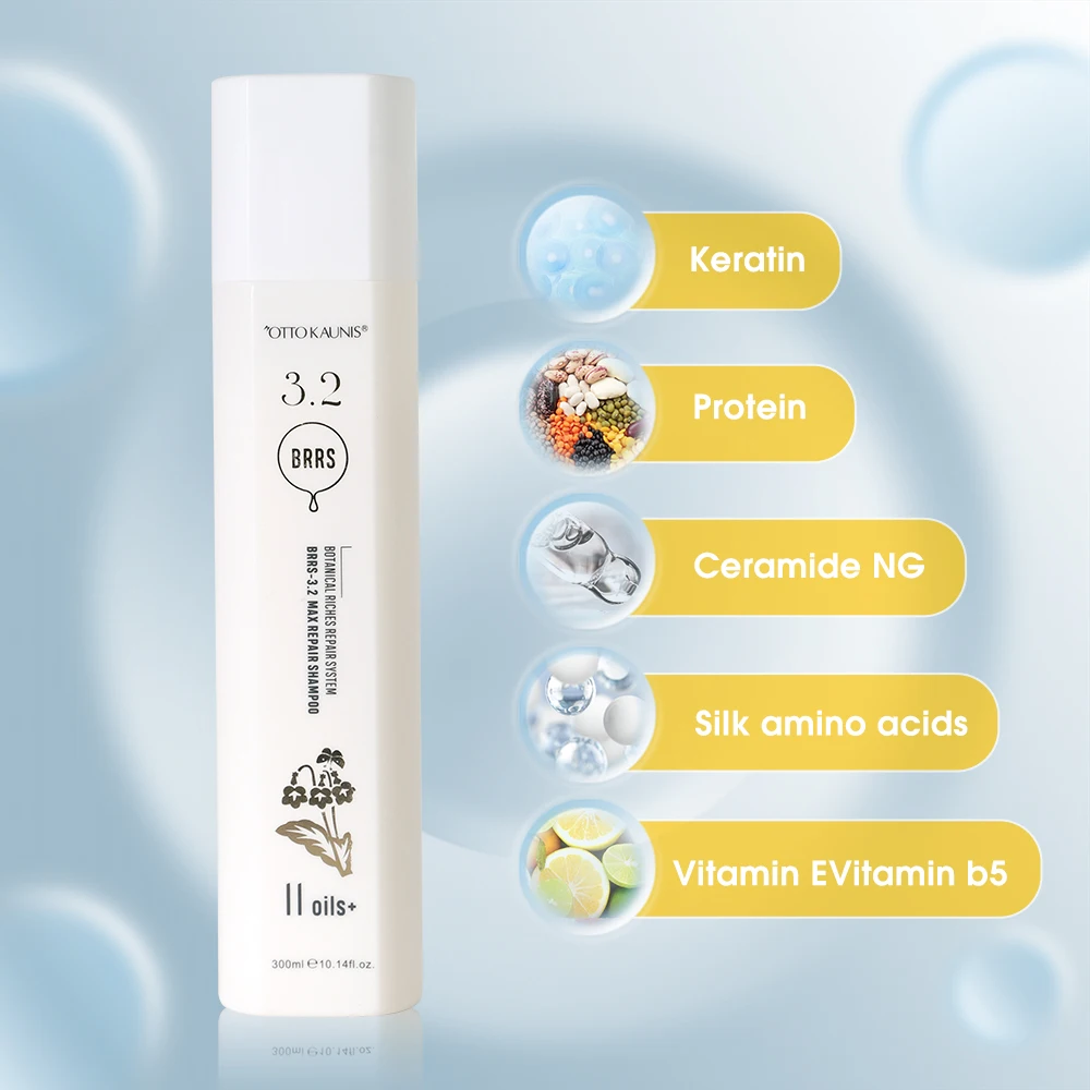 Organic amino acid anti dandruff hydrating hair mask keratin oil control germinal shampoo