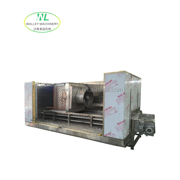 Hotsale Commercial Tunnel Freezing Equipment IQF Quick Freezer Machine for Fish and Shrimp