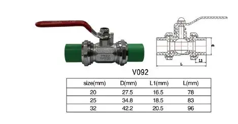 Butterfly Gate Angle  600 Wog  1 Inch  Gas  Brass Ball Valve  With Lock