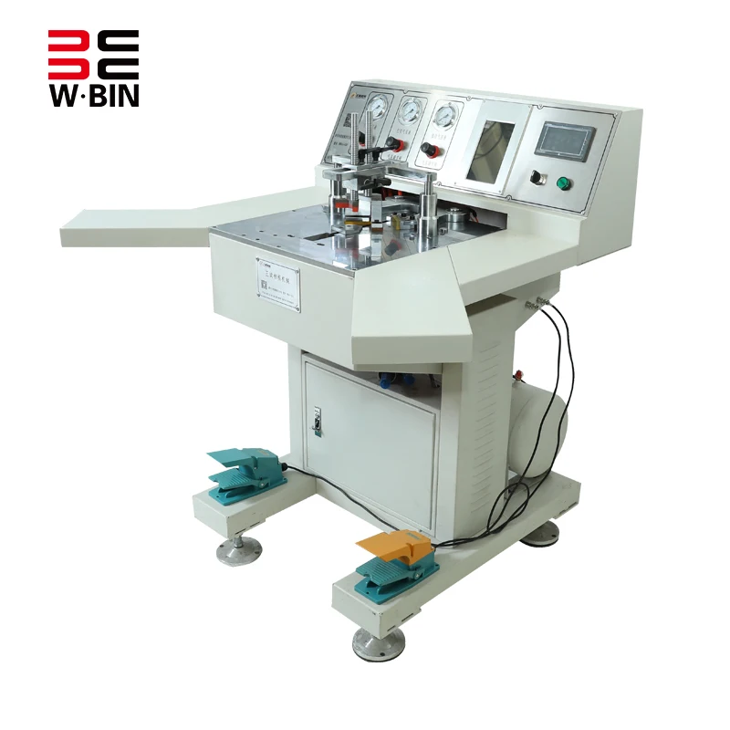 Automatic Intelligent Woodworking Machines Small Countertop Intelligent CNC Nail Angle Machine for Photo Frame Manufacturing