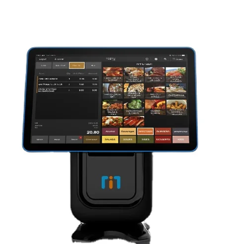 All-in-One Smart Desktop POS Machine for Checkout Touch Windows with Printer for Cashier Use 15.6 Inch Touch Screen POS System