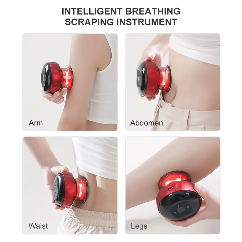 Smart Vacuum Cupping Therapy Machine Electric Cupping Therapy Massager Custom Packaging ABS Vacuum Massage Cupping