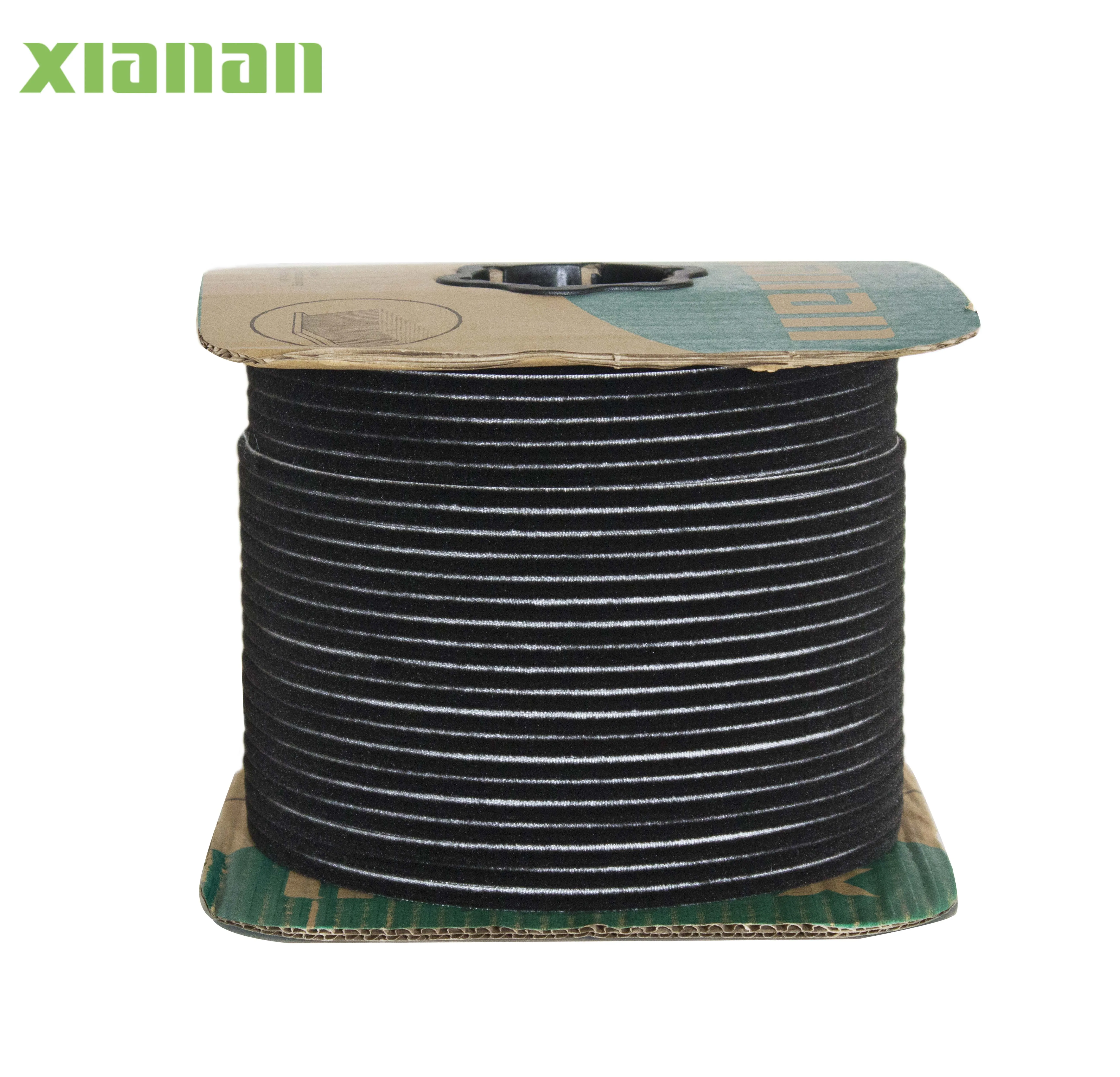 6*6mm 3P2L anti-collision and Wind-proof pile weather brush strip Manufacturer Noise Resistant  100%pp seals doors