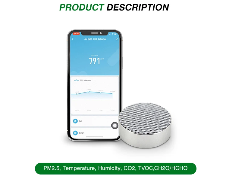 Infrared tempreture humidity measure co2 sensor wifi