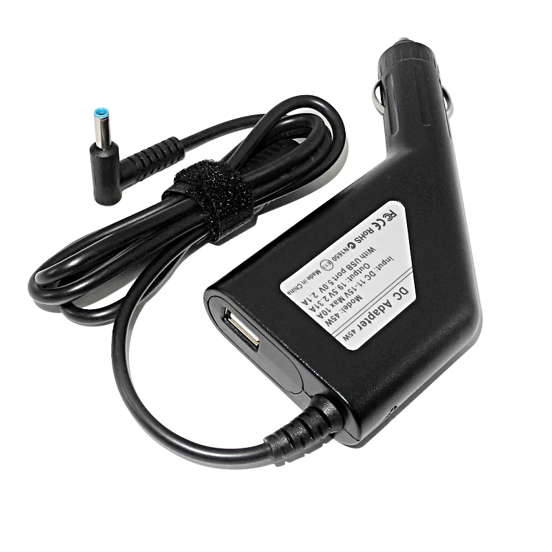 
19.5V 2.31A 3.33A Laptop DC Car Charger Power Adapter for HP EliteBook 820 840 G3 G4 1040 G1 G2 G3 1030 G1 45W 65W 