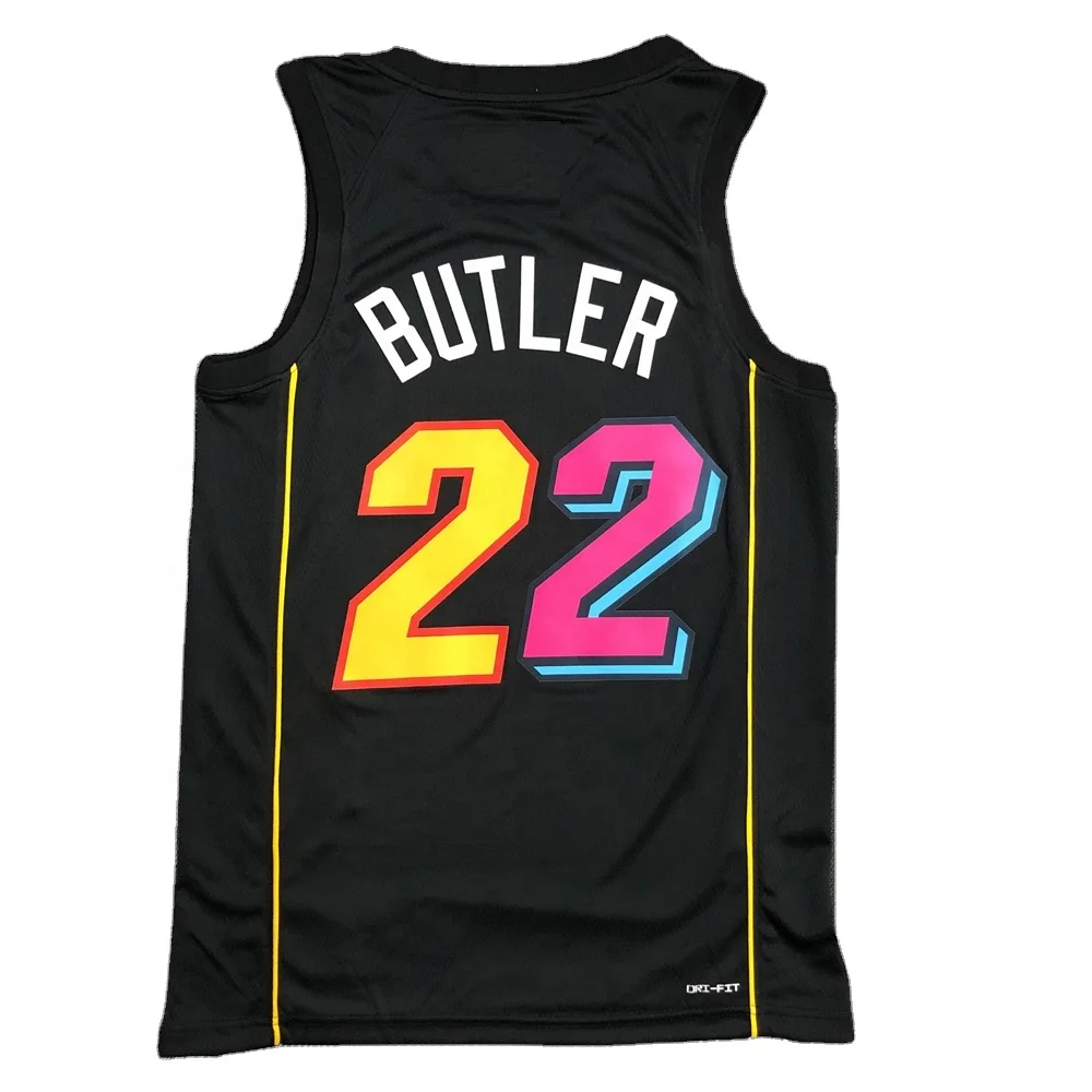 Basketball Wear Shirts Wholesale Miami 75th Anniversary City Edition #22 Jimmy Butler Basketball Jersey