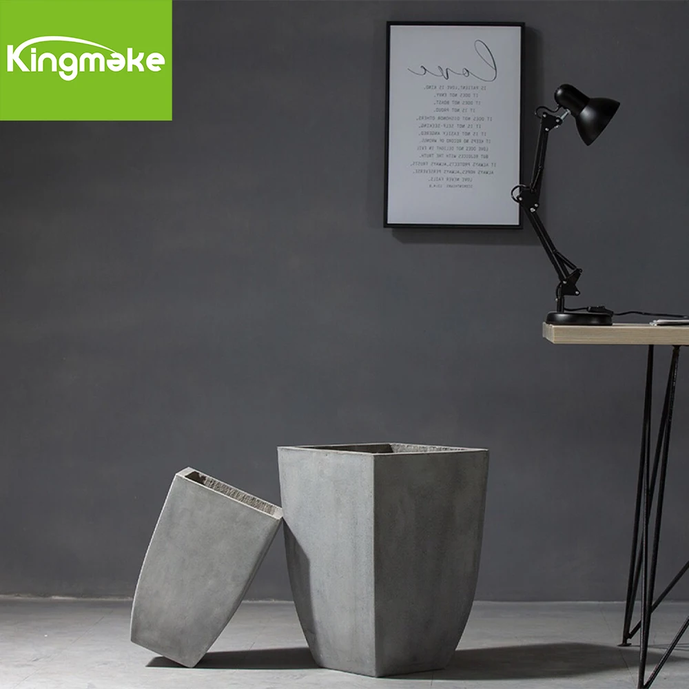 Nordic Tall Glazed White Plastic Flower Pots Giant Plant Container Orchid Flower Pots Indoor Planter Garden Pot