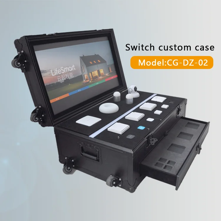 China Manufacturer Customized Size Lockable Aluminum Case Hard Aluminum Carrying Tool Case With Foam