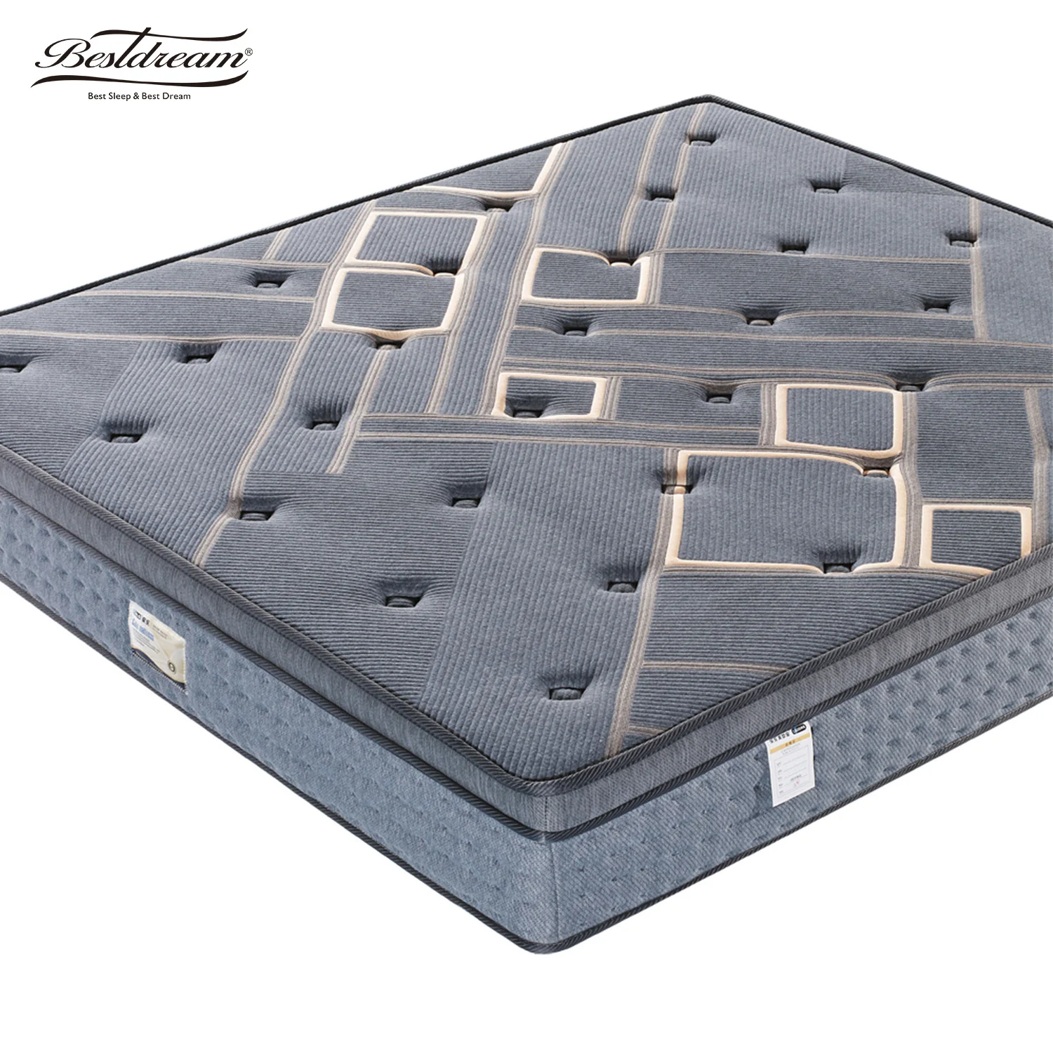 Factory Direct Wholesale Supply Foam Mattress Pocket Spring Mattress For Hotel Bed