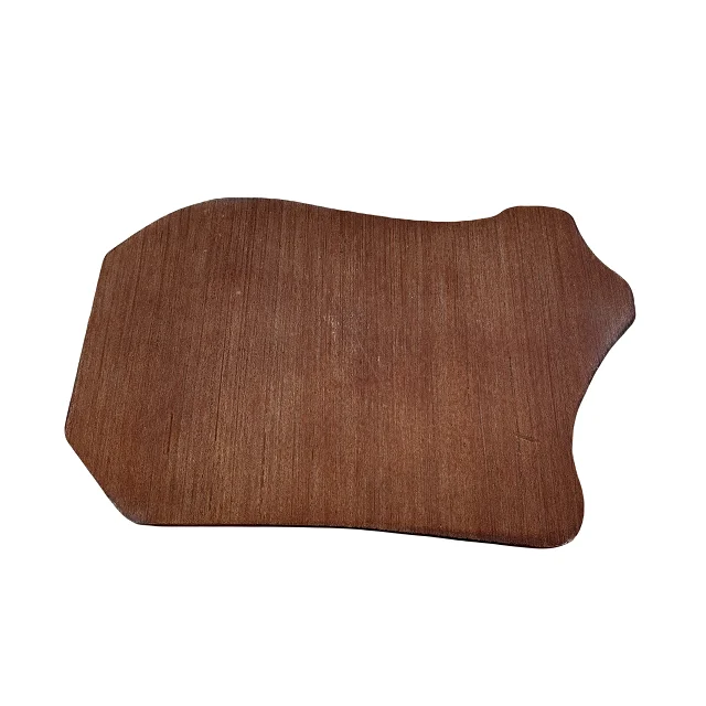 Manufacturers direct cast iron grill with wooden base street steak western plate beef teppanyaki