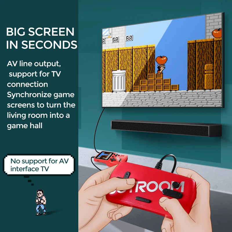  Новейший Лидер продаж на Amazon Игровая приставка Joyroom с двойной рукояткой 30
